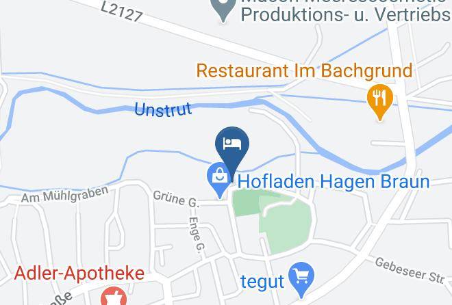 Unstrut Hainich Kreis - Pension Muhlrad Maps