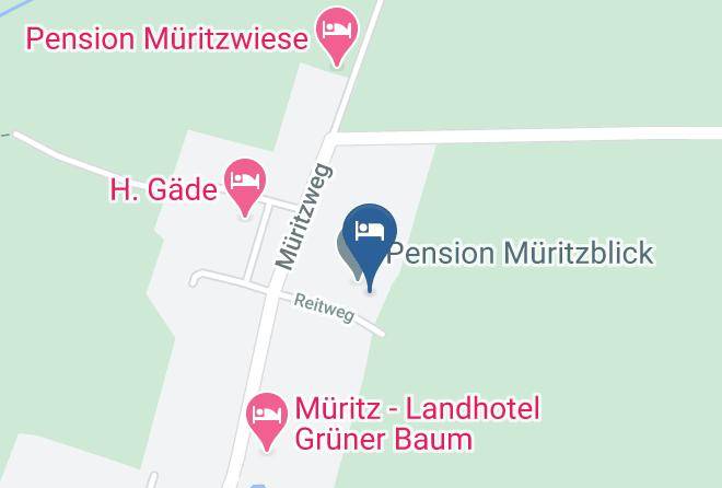 Mecklenburgische Seenplatte - Pension Muritzblick Maps