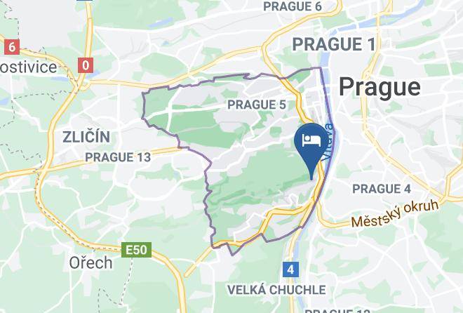 Prague - Pension Nad Zlichovem Maps