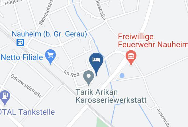 Gros Gerau - Pension Nauheim Maps