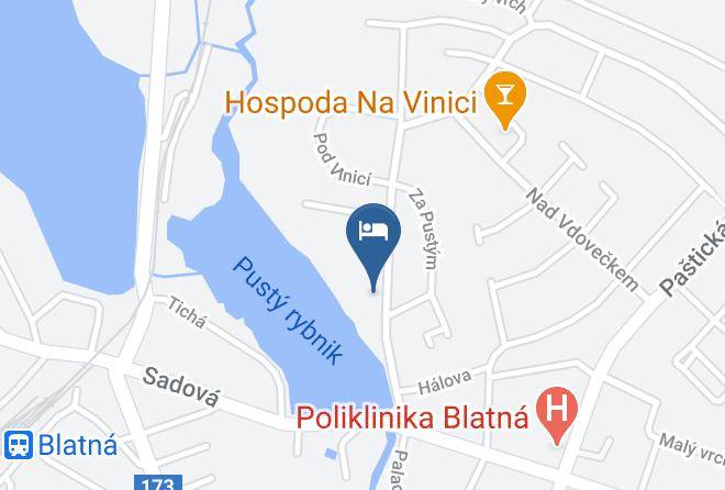 Strakonice - Pension Near A Pond Desolate Maps