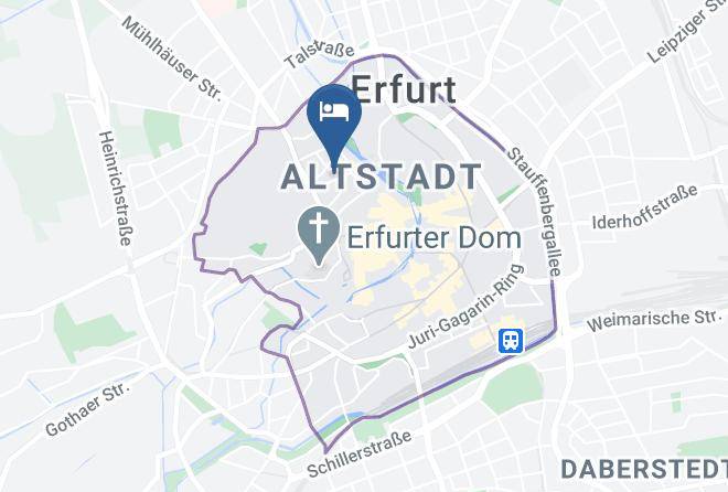 Erfurt - Pension Neumann Haus Zur Pfauen Maps