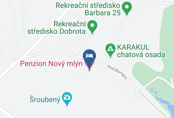Ceska Lipa - Pension New Mill Maps