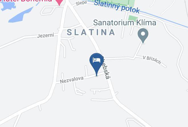 Cheb - Pension Nezvalka Maps