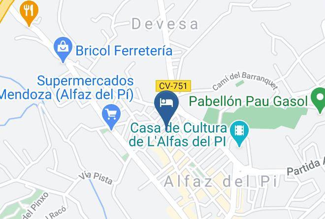 Alicante - Pension Niagara Maps