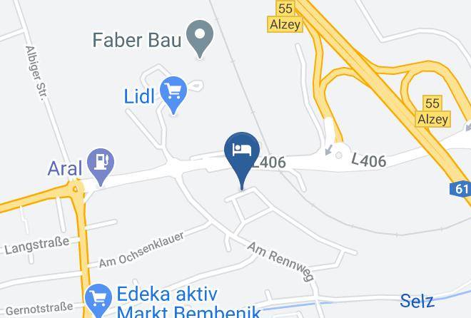 Alzey Worms - Pension Nibelungen Maps