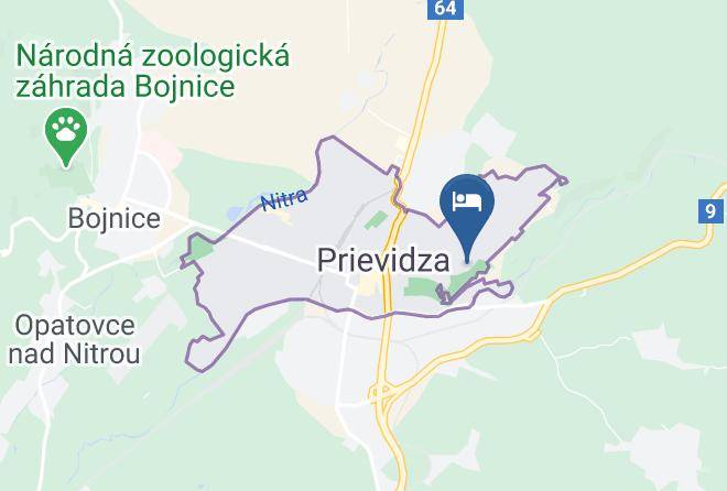 Prievidza - Pension North Maps