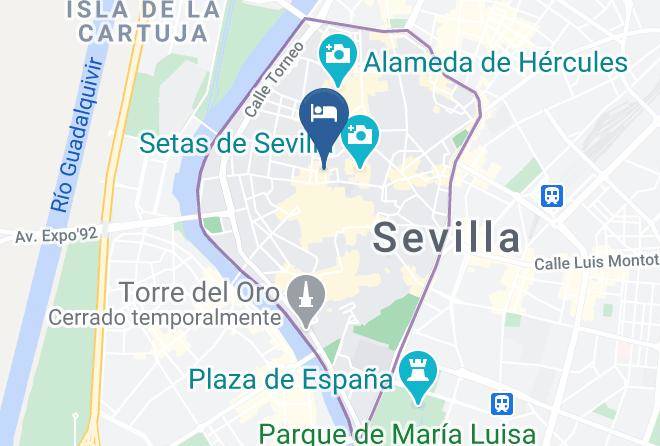 Seville - Pension Nuevo Pino Maps
