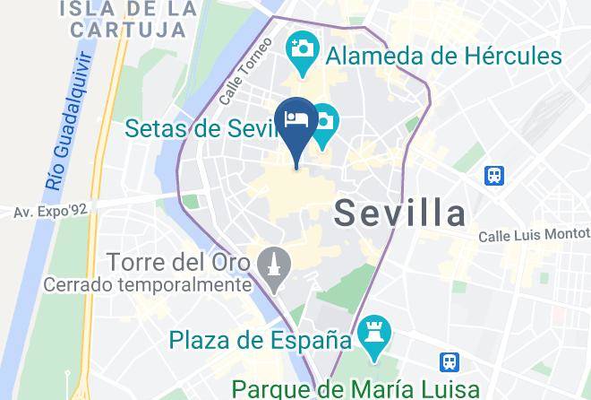 Seville - Pension Nuevo Suizo Maps