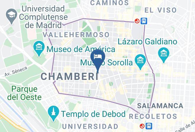 Madrid - Pension Numancia Maps