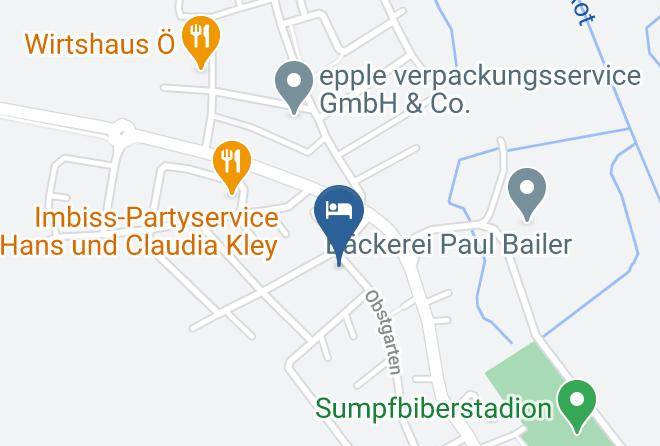 Biberach - Pension Obstgarten Maps