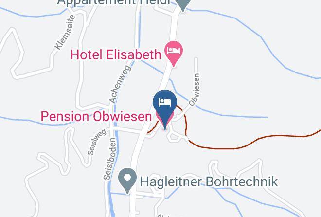 Kitzbuhel - Pension Obwiesen Maps