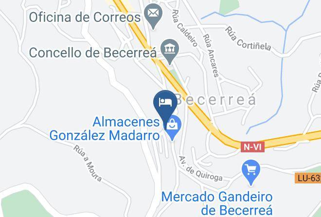Lugo - Pension Os Ancares Maps