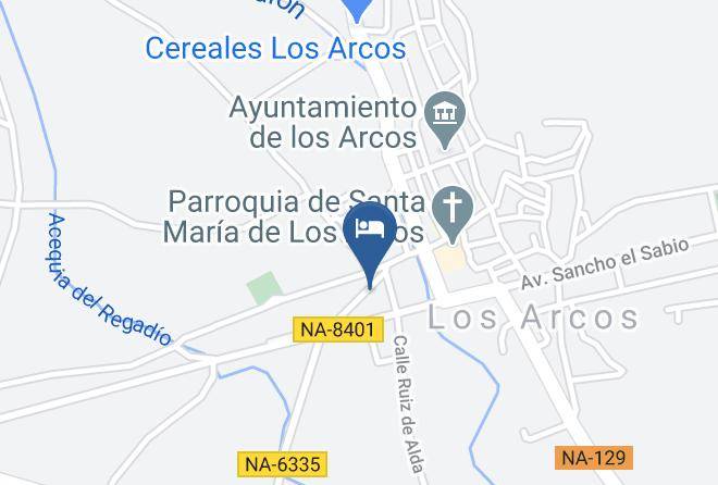 Navarra - Pension Ostadar Maps
