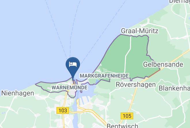 Rostock - Pension Ostseetraum Warnemunde Maps