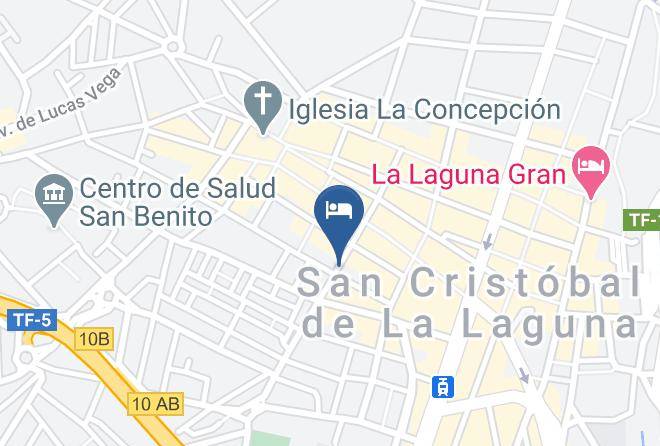 Santa Cruz De Tenerife - Pension Padron Maps