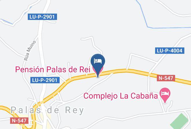 Lugo - Pension Palas De Rei Maps