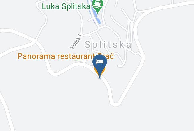 Supetar - Panorama Restaurant Brac Maps