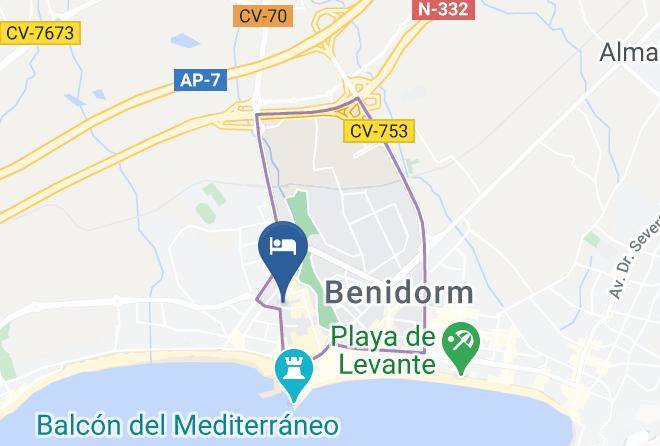 Alicante - Pension Pardo Maps
