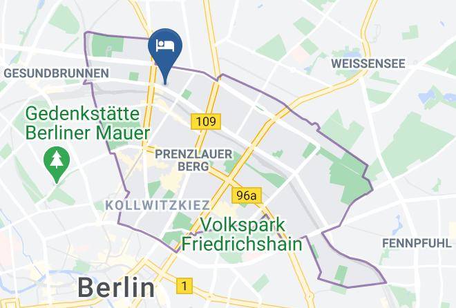 Stadt Berlin - Pension Parlamento Maps