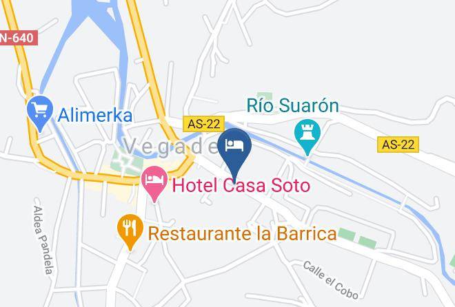 Asturias - Pension Parrilla San Roque Maps