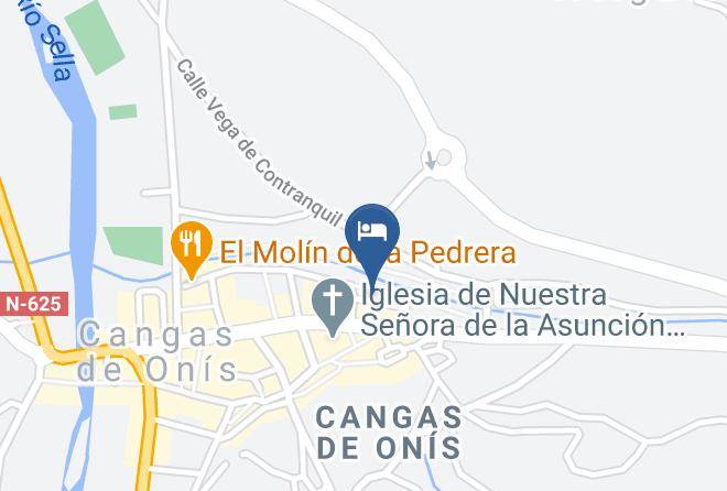 Asturias - Pension Paseo Real Maps