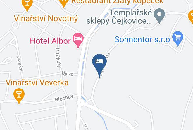 Hodonin - Pension Pastorek Maps