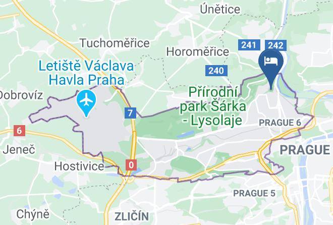 Prague - Pension Patanka Maps