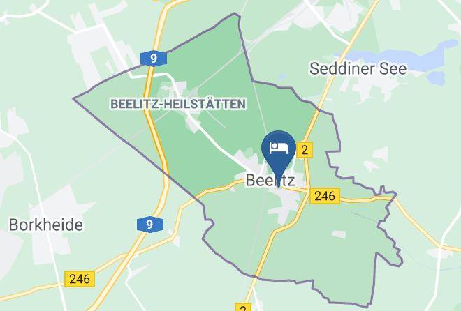 Potsdam Mittelmark - Pension Pauline Maps