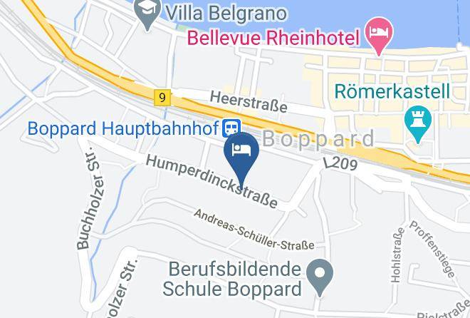 Rhein Hunsruck Kreis - Pension Pauly Maps
