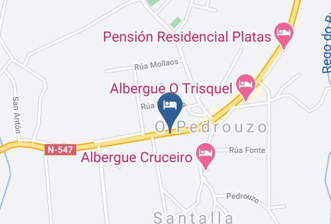Auna - Pension Pedrouzo Maps