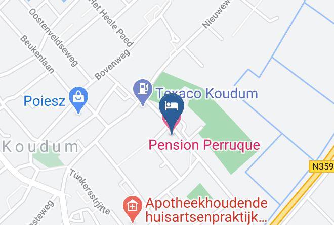 Sudwest Fryslan - Pension Perruque Maps