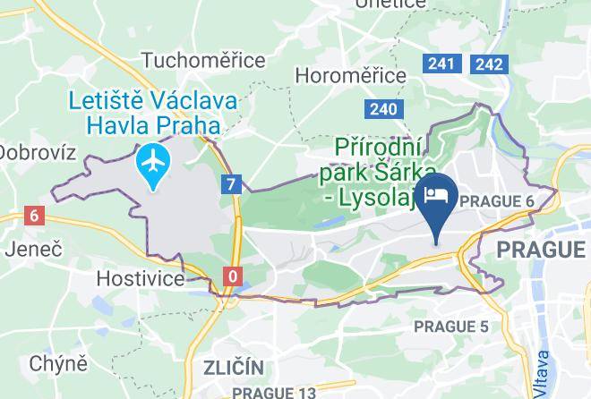 Prague - Pension Petynka Maps