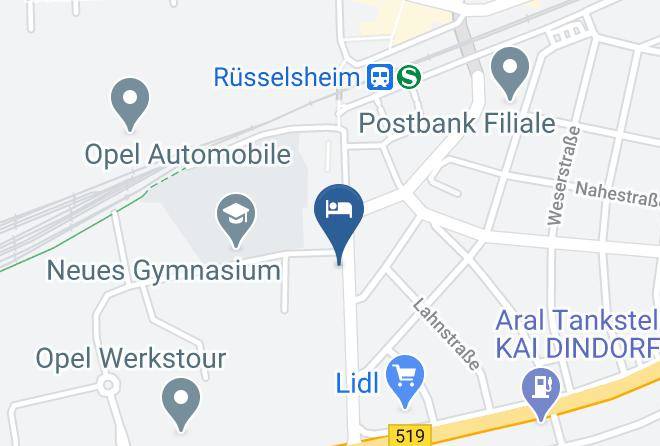 Gros Gerau - Pension Philipp Maps