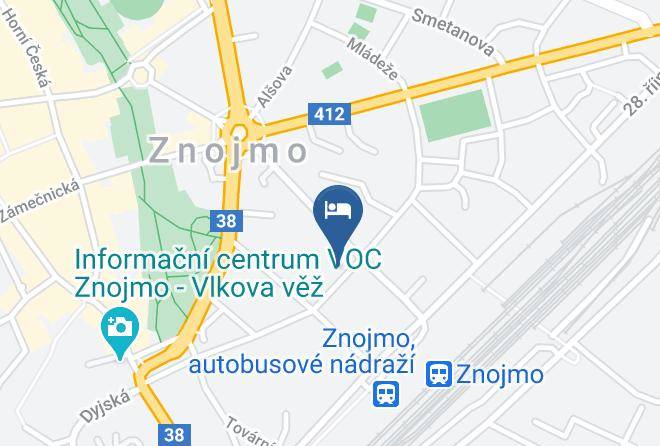 Znojmo - Pension Phoenix Maps