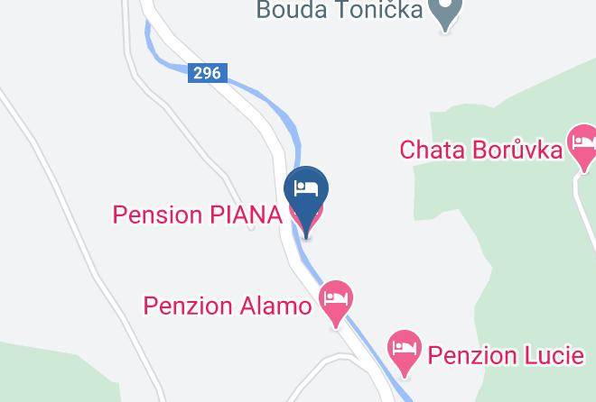 Trutnov - Pension Piana Maps