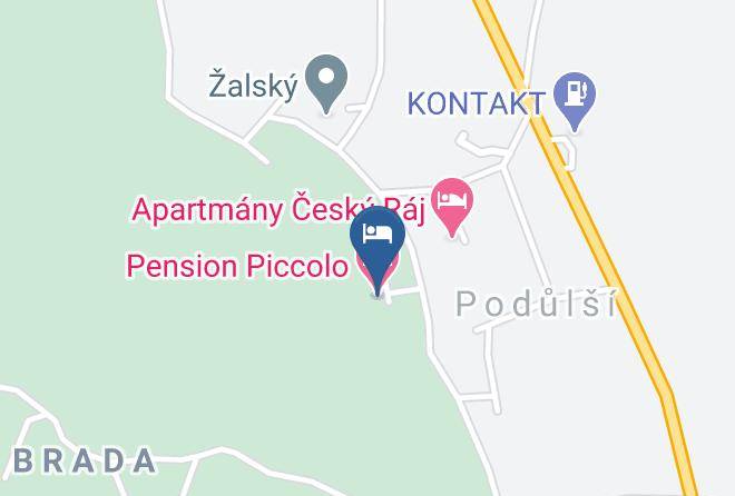 Jicin - Pension Piccolo Maps