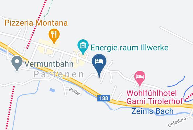 Bludenz - Pension Piz Buin Maps
