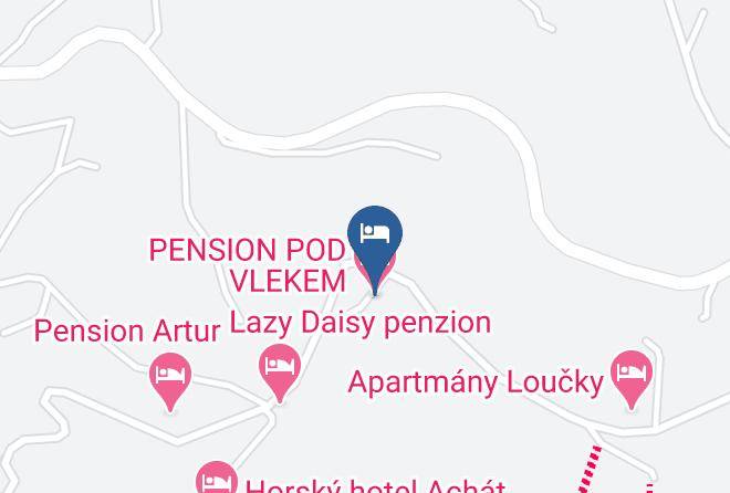 Jablonec Nad Nisou - Pension Pod Vlekem Maps