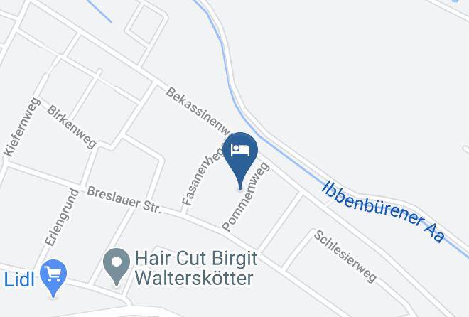 Steinfurt - Pension Pommernweg Ibbenburen Maps