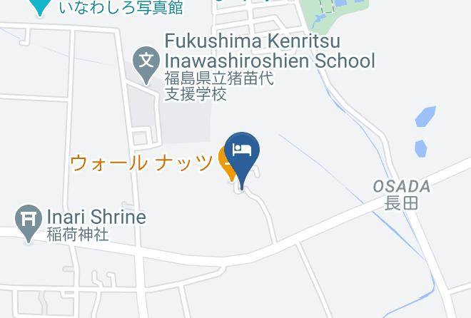 Inawashiro Townyama District - Pension Poponta Maps