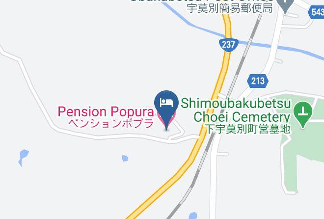 Biei Townkamikawa District - Pension Popura Maps