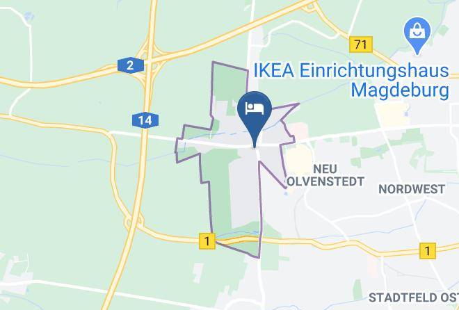 Magdeburg - Pension Poststrase Maps