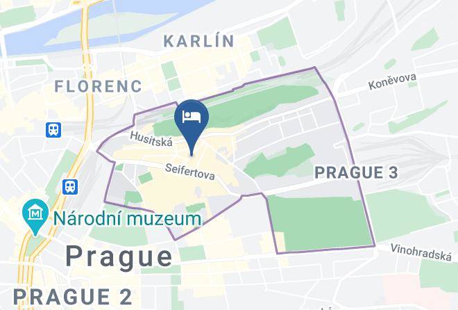 Prague - Pension Prague City Maps