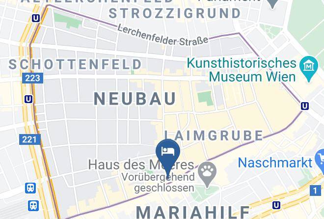 Vienna Mariahilf - Pension Primavera Maps