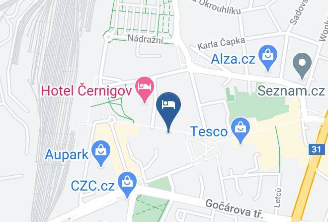 Hradec Kralove - Pension Pupendo Maps