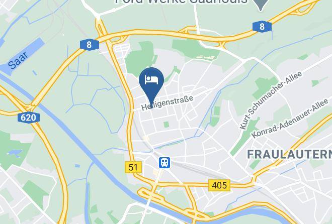 Saarlouis - Pension Putze Maps