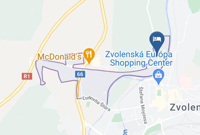 Zvolen - Pension Q Maps