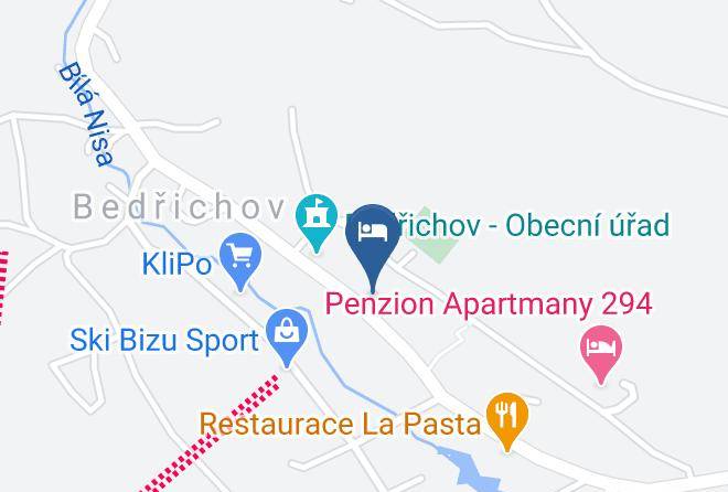 Jablonec Nad Nisou - Pension Rafael Maps