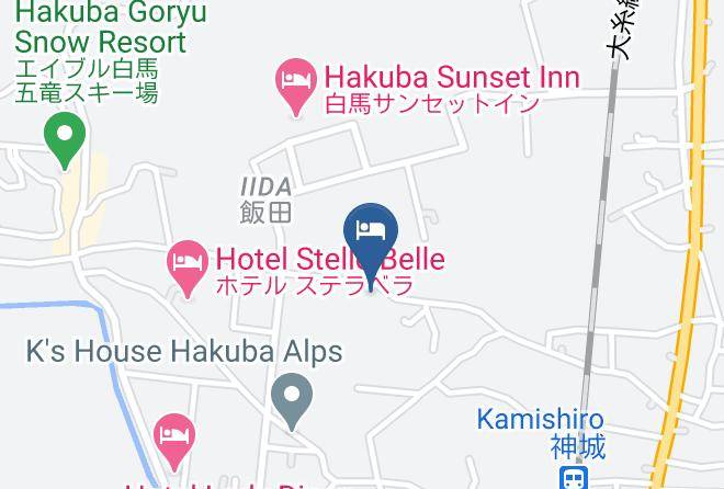 Hakuba Vil Kitaazumi District - Pension Rantanrirun Maps